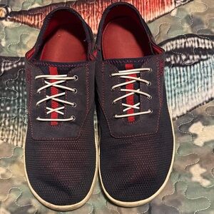 Stylish Navy and Red Olukai Men's Shoes